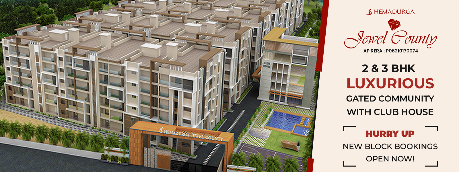 2 & 3BHK LUXURIOUS GATED COMMUNITY IN VIJAYAWADA