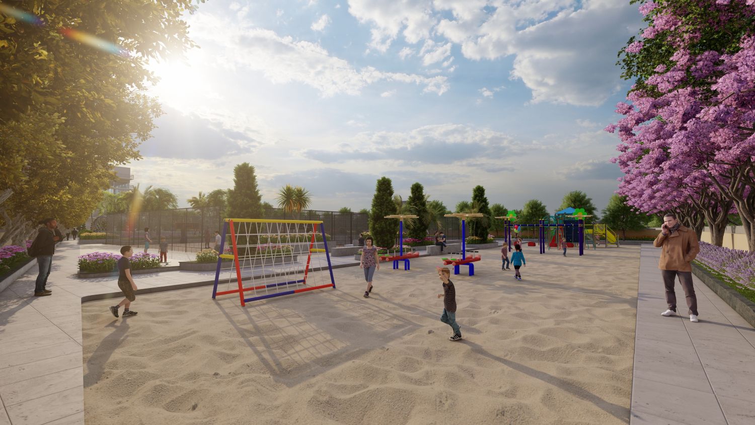 play area at plots and villas in gannavaram
